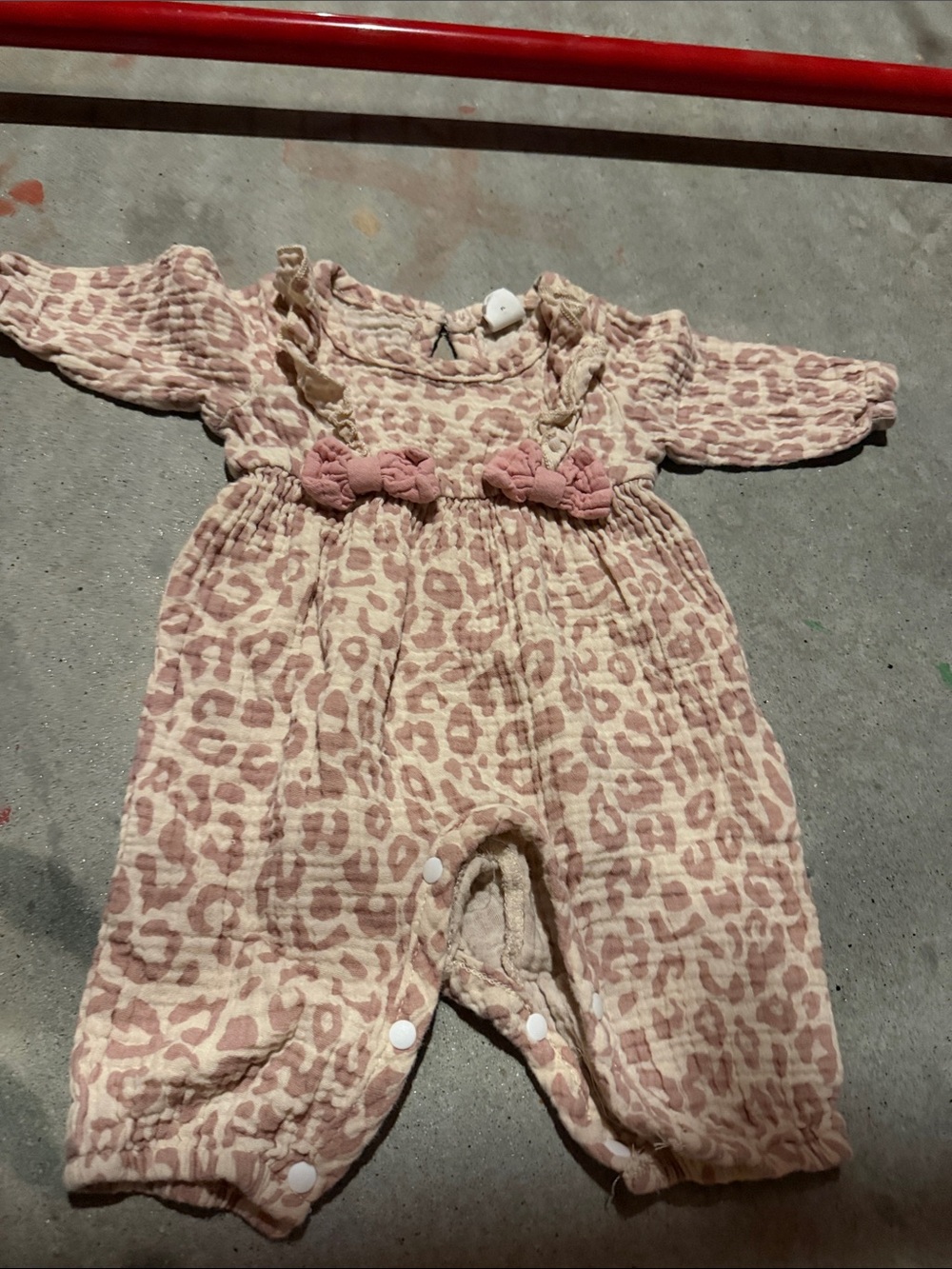 Leopard romper